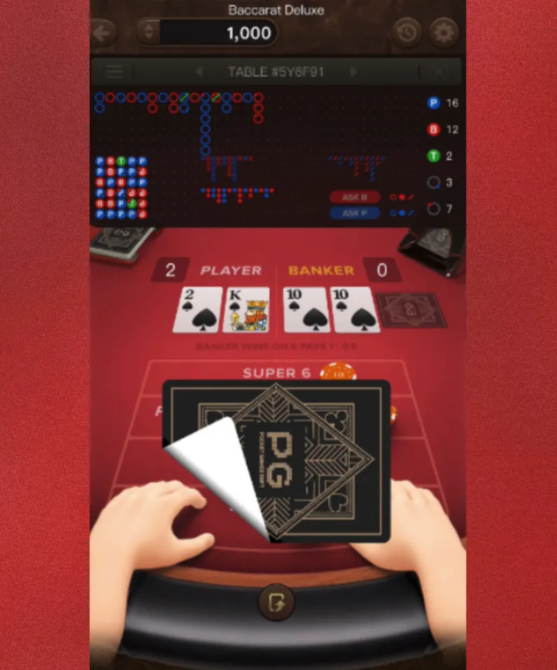 รีวิวเกม Baccarat Deluxe