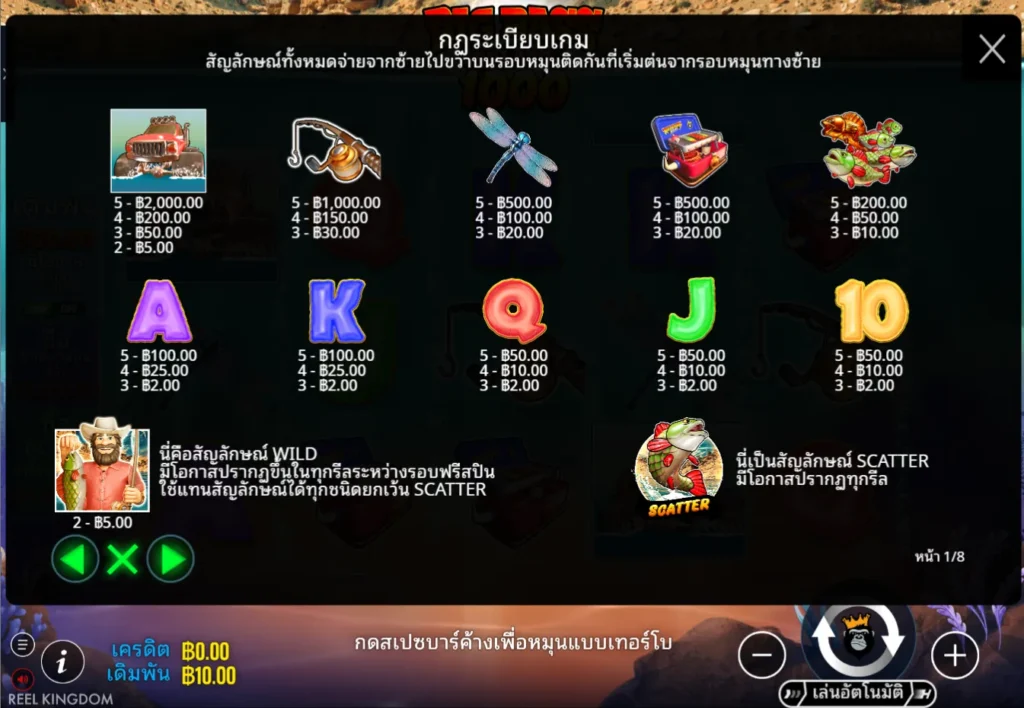 รีวิวเกม Big Bass Splash 1000