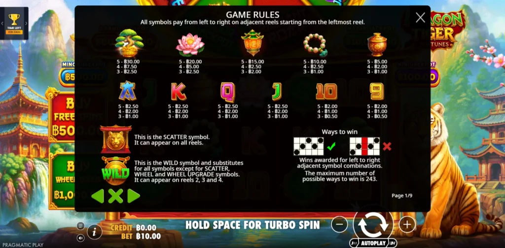 รีวิวเกม Dragon Tiger Fortunes