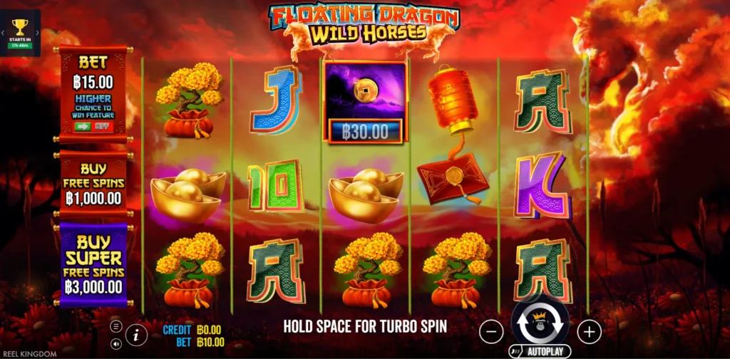 รีวิวเกม Floating Dragon Wild Horses