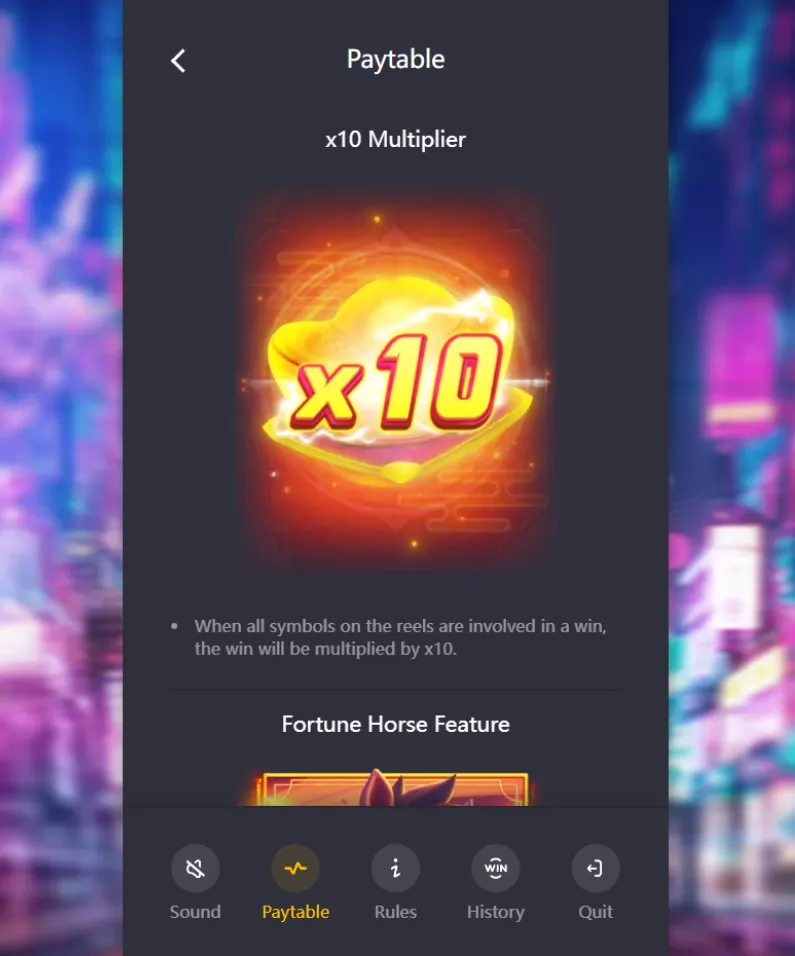 รีวิวเกม Fortune Horse