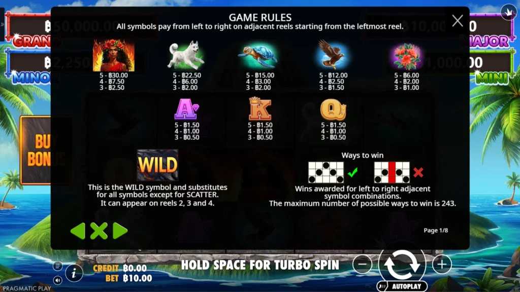 รีวิวเกม Volcano Goddess