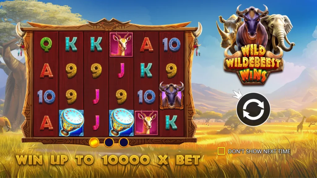 รีวิวเกม Wild Wildebeest Wins