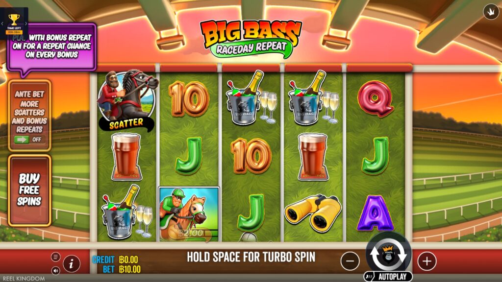รีวิวเกม Big Bass Raceday Repeat