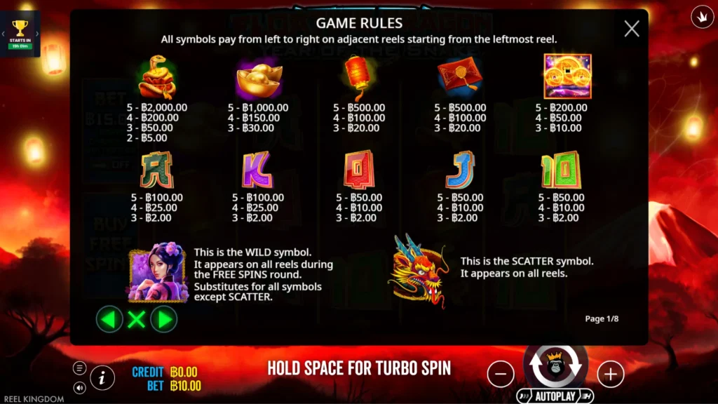 รีวิวเกม Floating Dragon - Year of the Snake