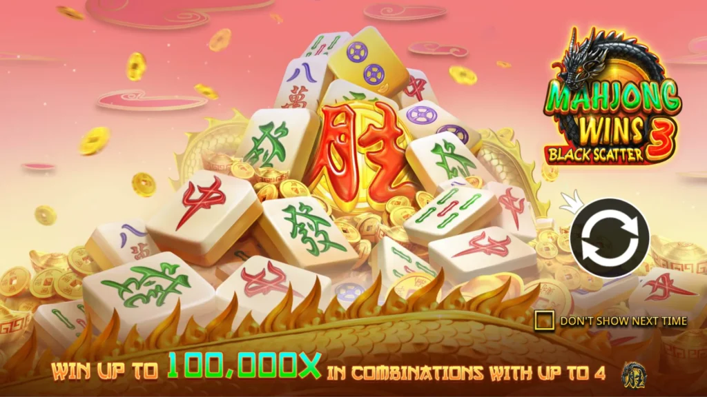 รีวิวเกม Mahjong Wins 3 - Black Scatter