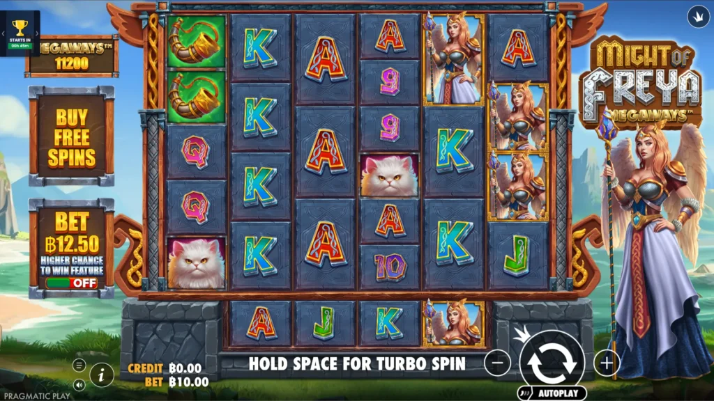 รีวิวเกม Might of Freya Megaways