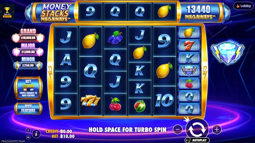 รีวิวเกม Money Stacks Megaways