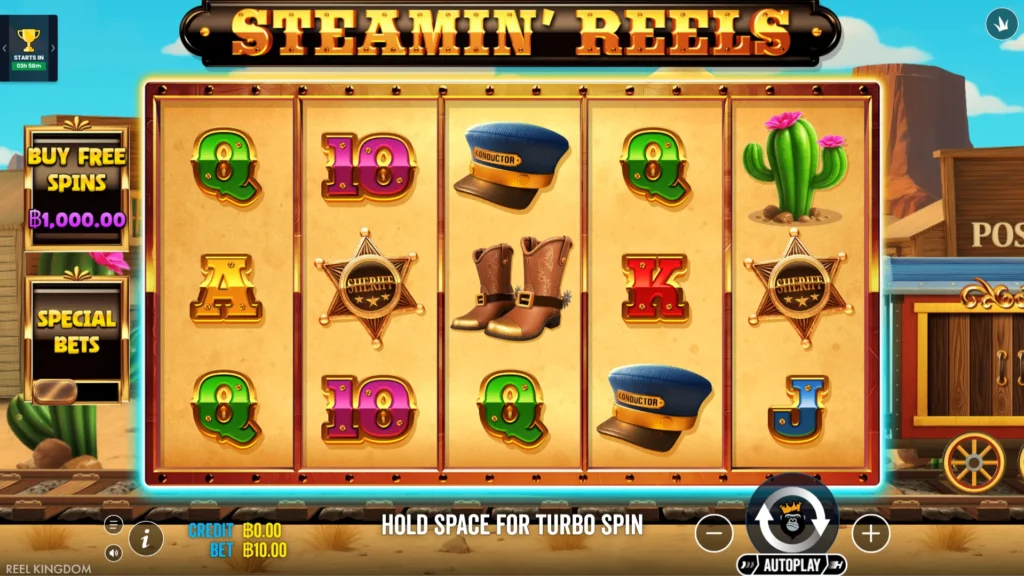 รีวิวเกม Steamin' Reels