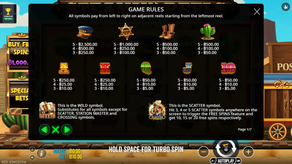 รีวิวเกม Steamin' Reels