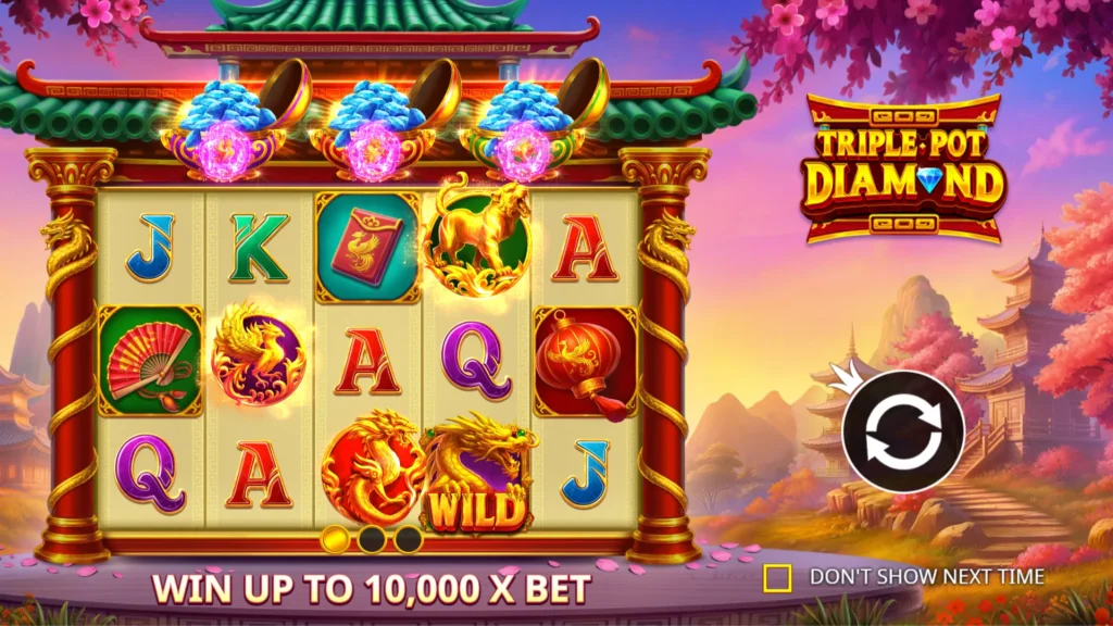 รีวิวเกม Triple Pot Diamond