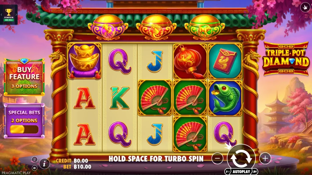 รีวิวเกม Triple Pot Diamond