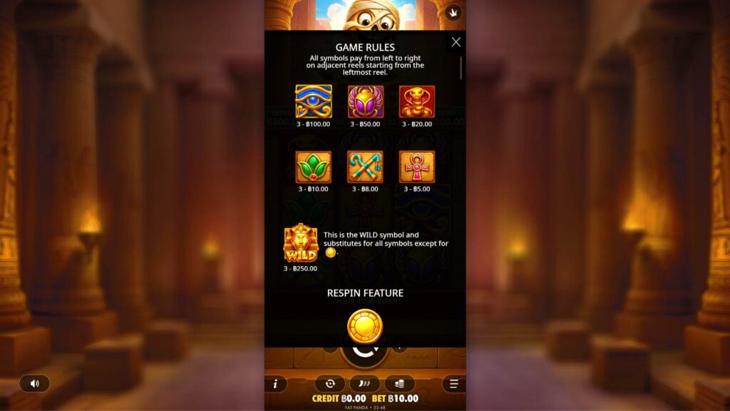 รีวิวเกม Tut’s Treasure Tower