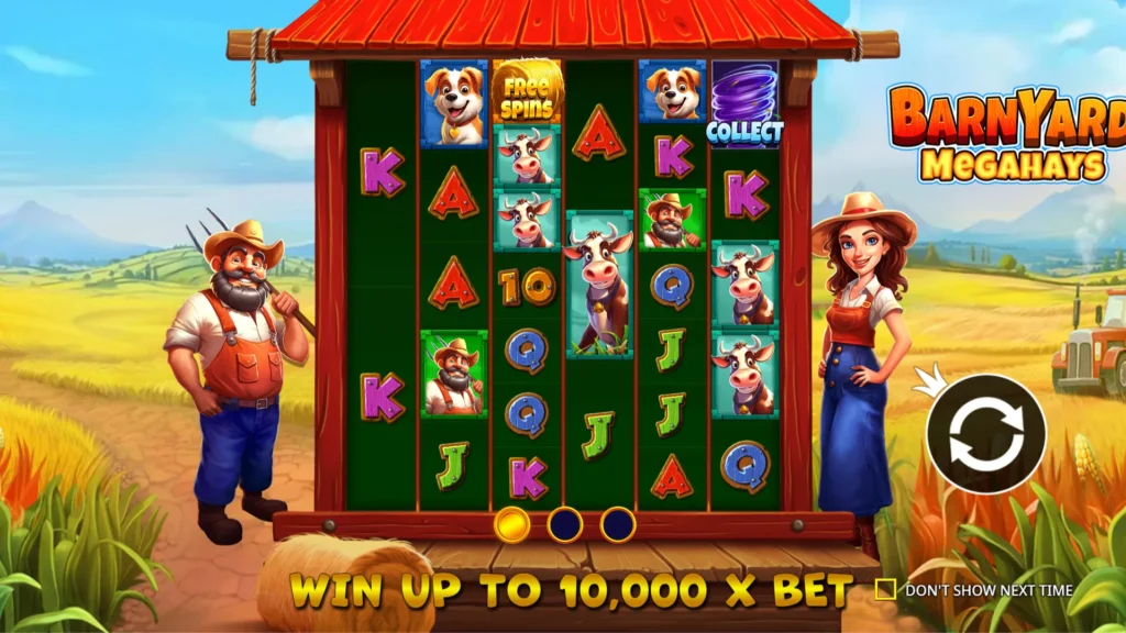 รีวิวเกม Barnyard Megahays Megaways