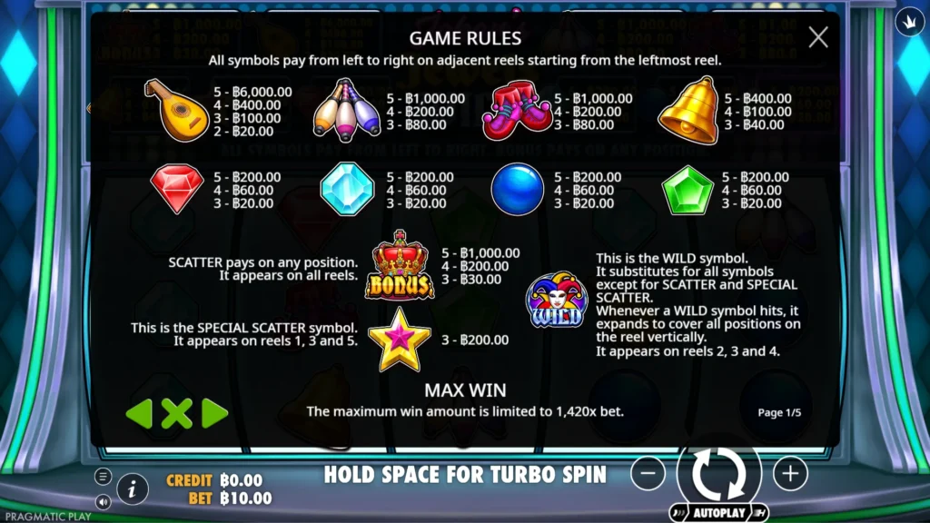 รีวิวเกม Joker's Jewels Wild