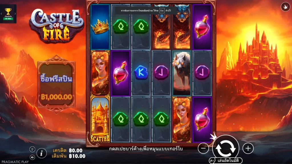 รีวิวเกม Castle of Fire