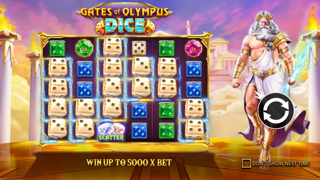 รีวิวเกม Gates of Olympus Dice