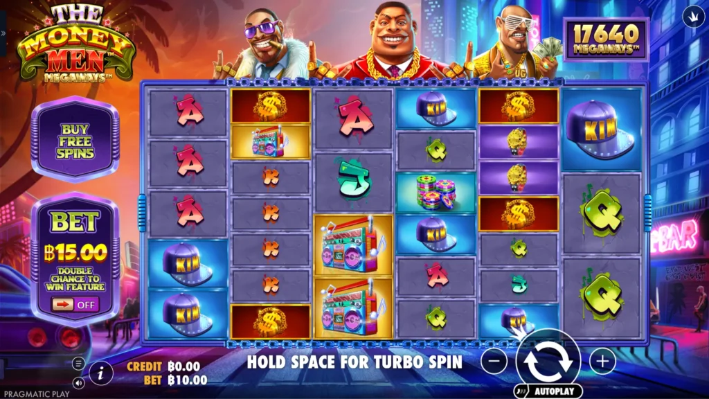 รีวิวเกม The Money Men Megaways
