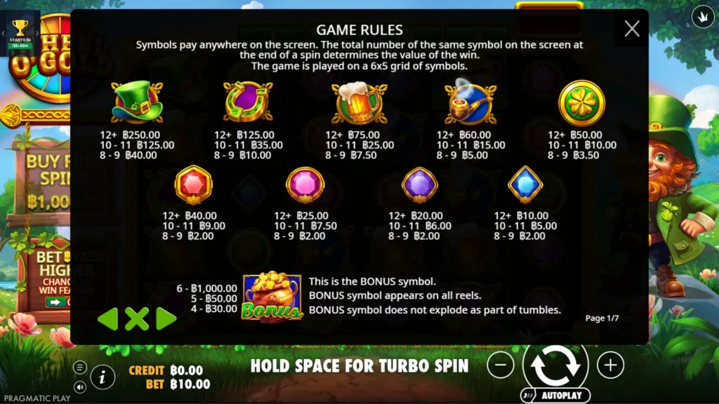 รีวิวเกม Wheel O'Gold