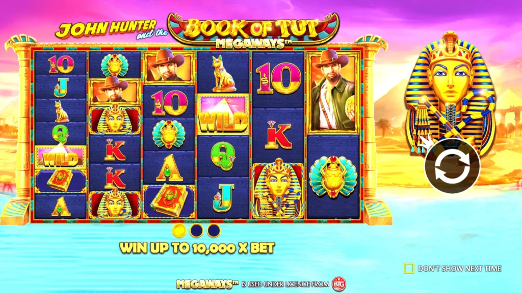 รีวิวเกม Book of Tut Megaways