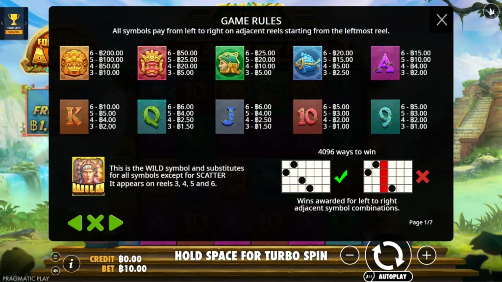 รีวิวเกม Fortunes of Aztec