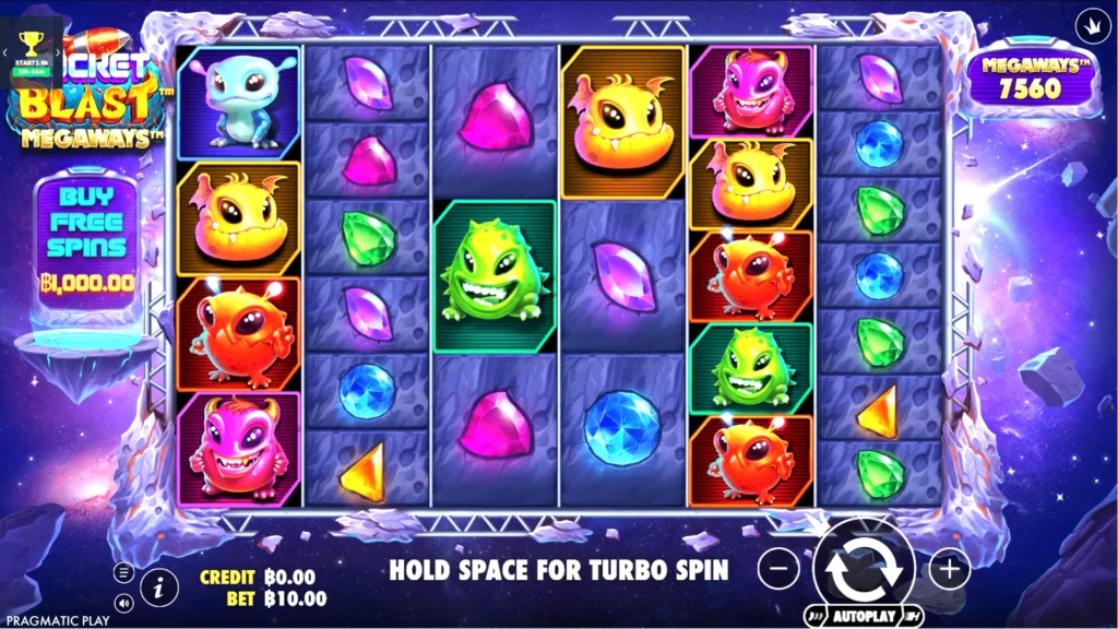 รีวิวเกม Rocket Blast Megaways